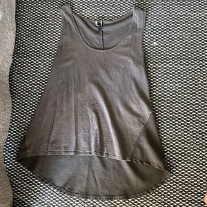 XCVI grey tank size small runs big